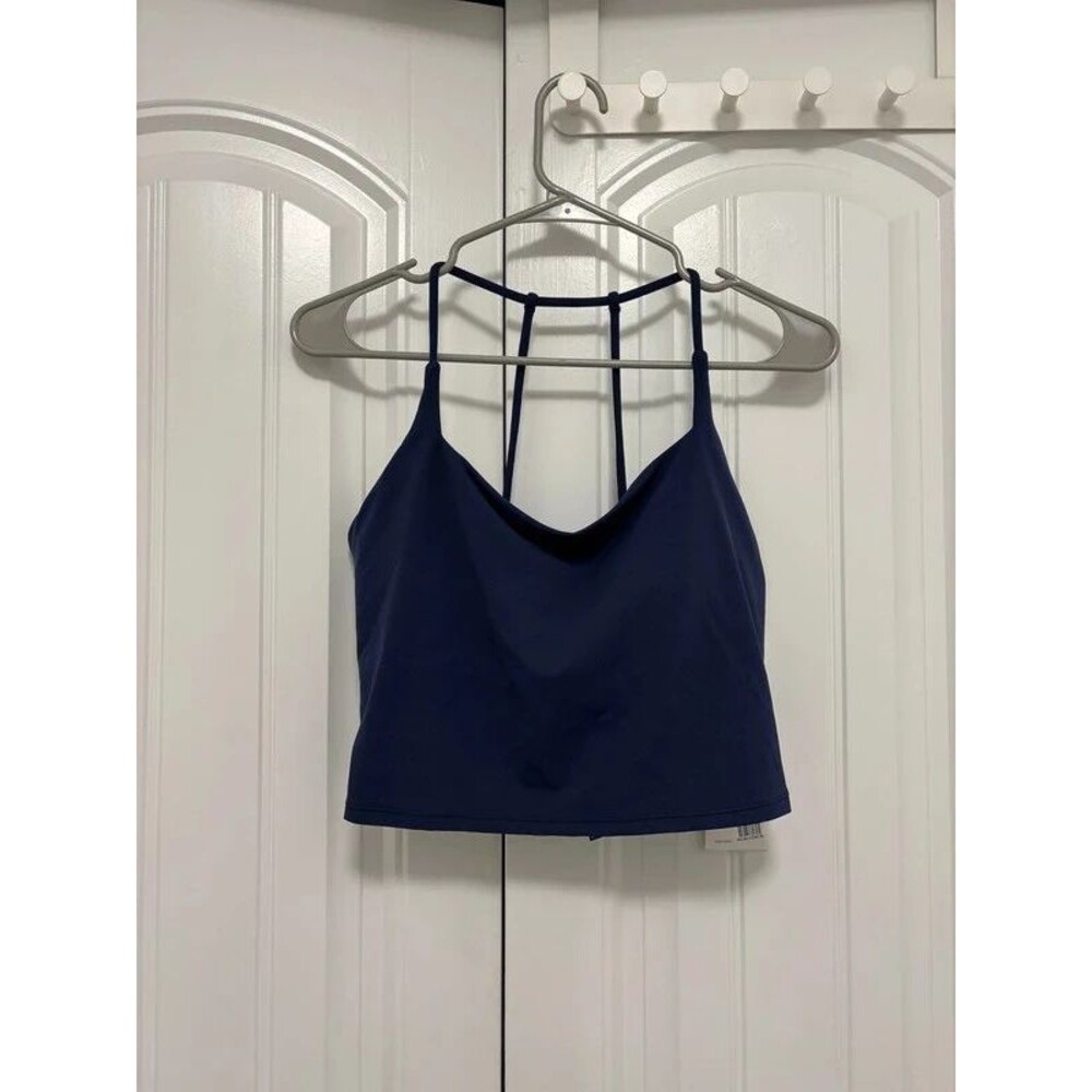 Vuori Strappy Crop Top with Built-In Bra